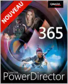logiciel montage vidéo power director 365